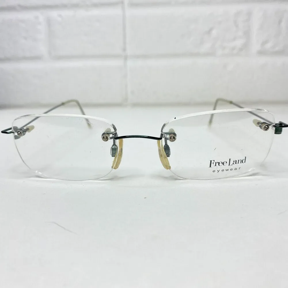 Freeland True Vintage 1980er Rimless Round Super Classic Design 49-18 H2653‎